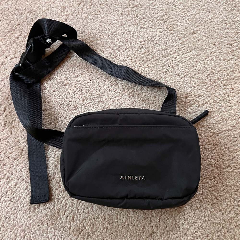 Athleta Black Crossbody Bag